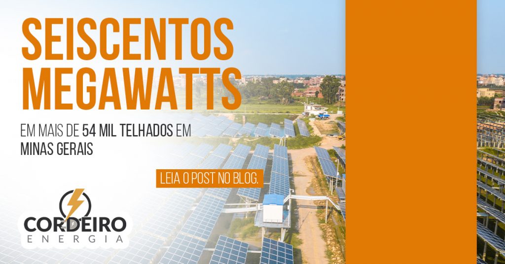 Banner Energia Solar em Minas Gerais Cordeiro Energia